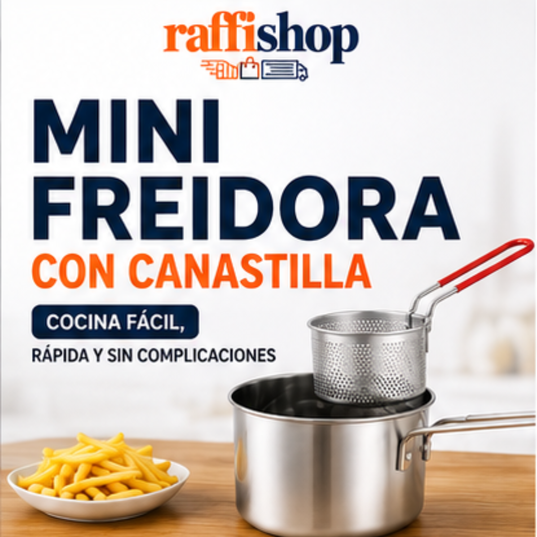 Mini Freidora con Canastilla