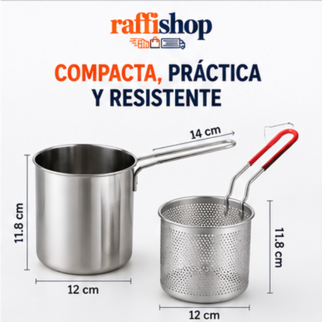Mini Freidora con Canastilla