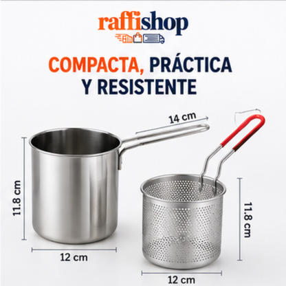 Mini Freidora con Canastilla