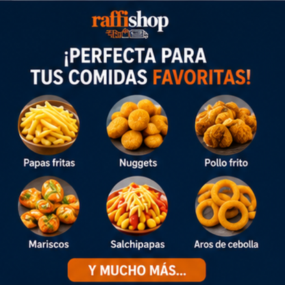 Mini Freidora con Canastilla