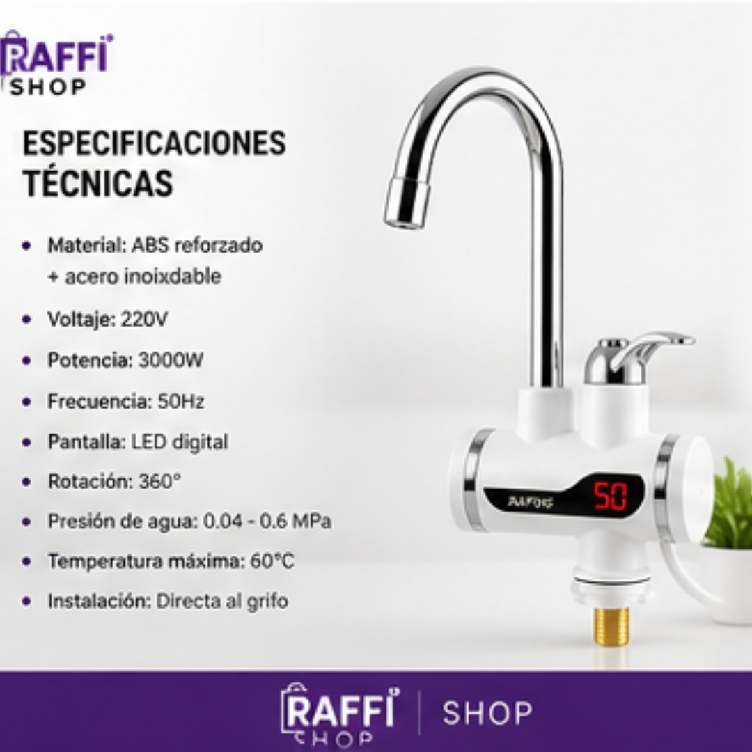 Grifo Calentador Inteligente