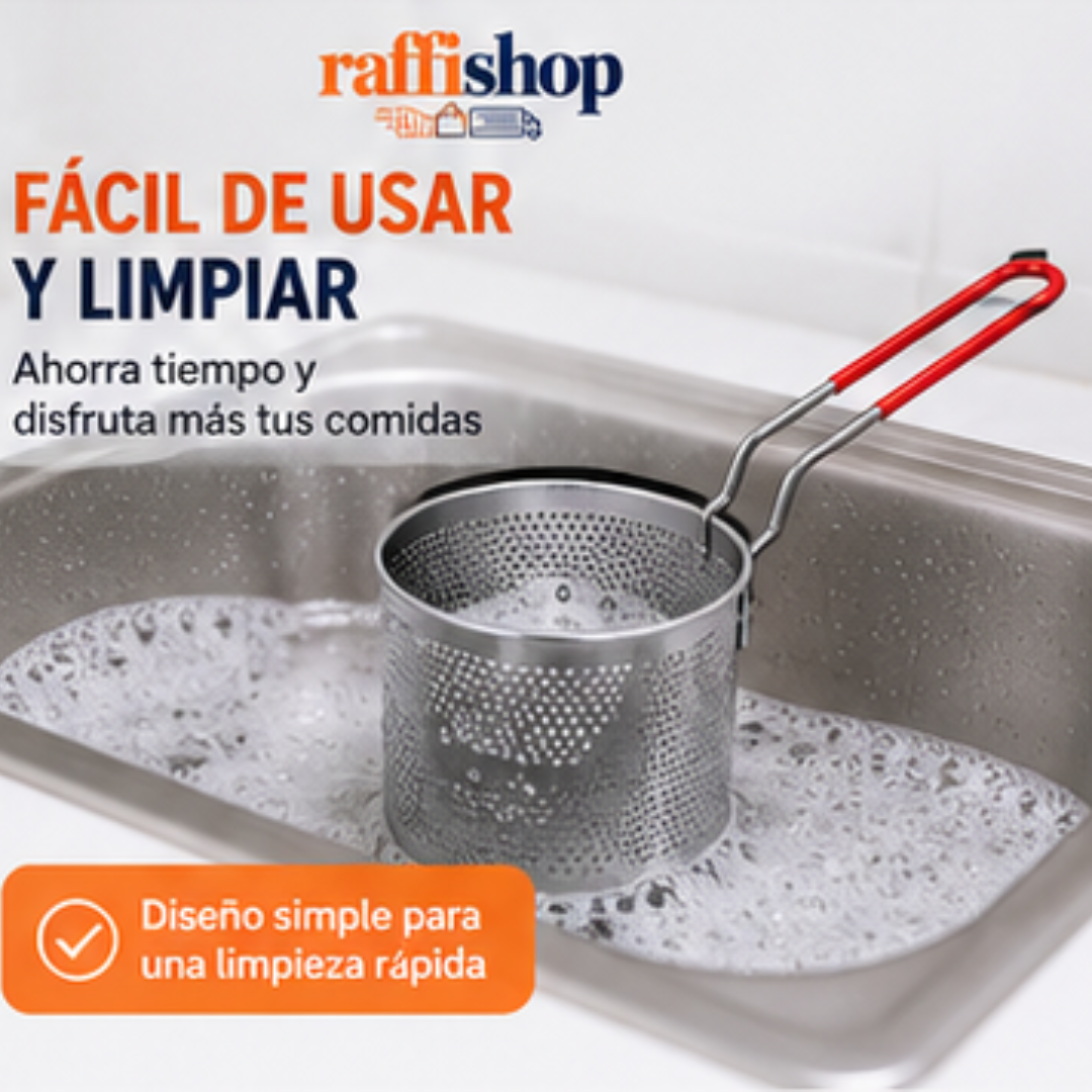 Mini Freidora con Canastilla